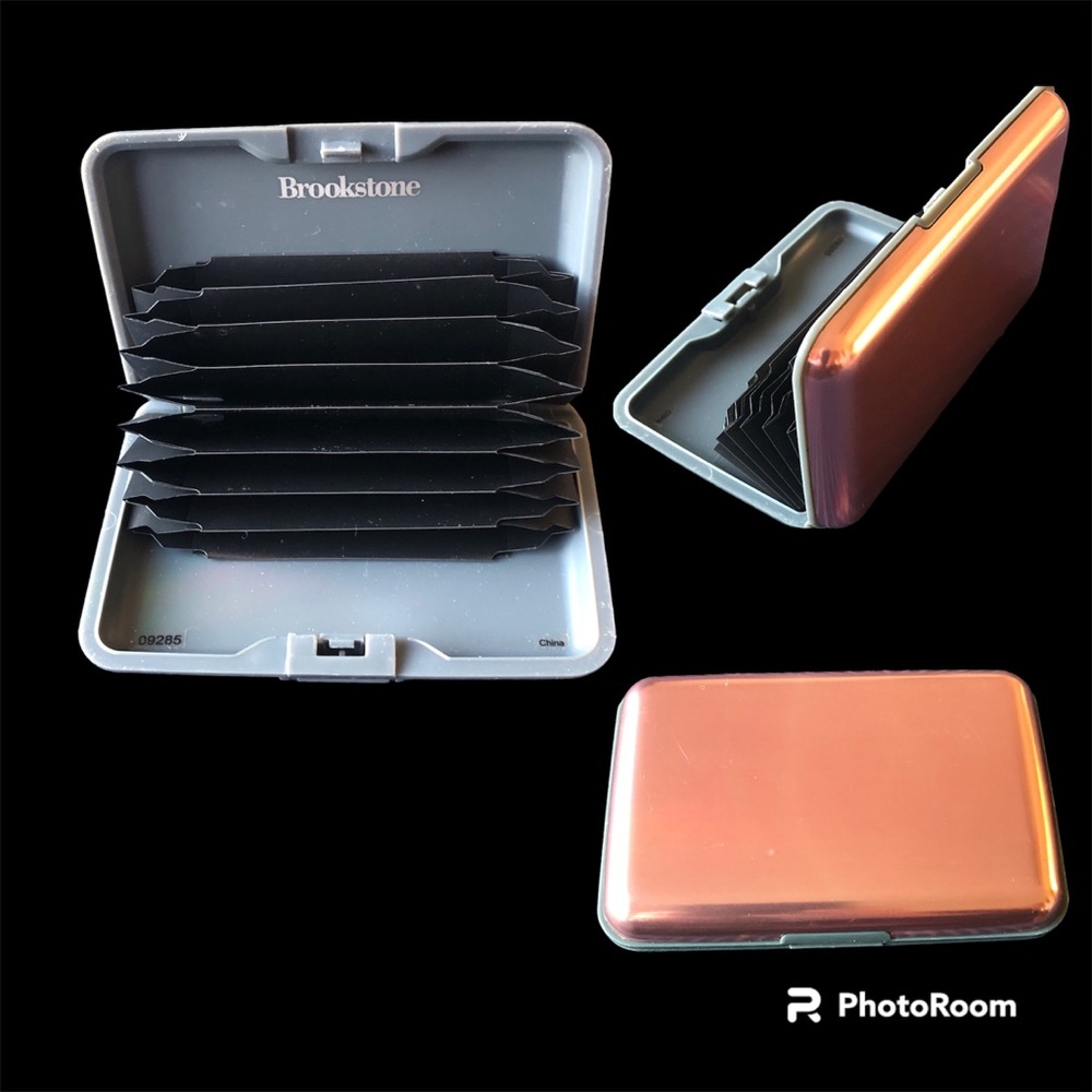 Brookstone Aluminum Credit Card Holder